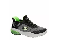 Skechers Boys Razor Flex Air Slip-in Slip On Sneaker - Grey