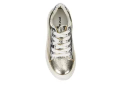 Steve Madden Girls Jstudio Sneaker - Gold 14 Steve Madden Girls Jstudio Sneaker - Gold -Shoe Sales Store US 01 703078 05