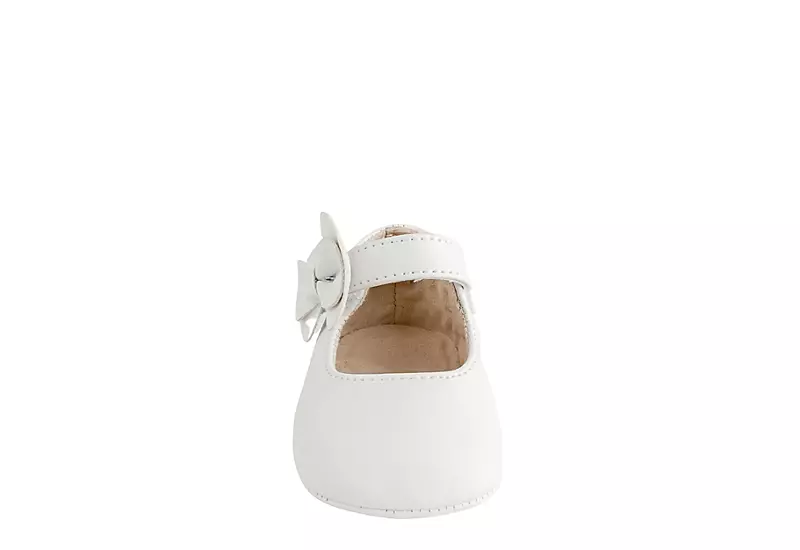 Baby Deer Girls Infant Jade Dress Flat - White 5 Baby Deer Girls Infant Jade Dress Flat - White - Image 3