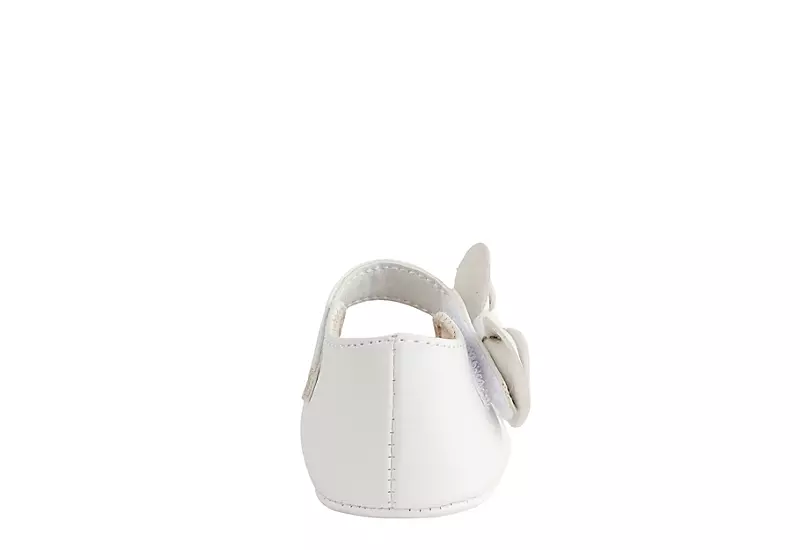 Baby Deer Girls Infant Jade Dress Flat - White 7 Baby Deer Girls Infant Jade Dress Flat - White - Image 5