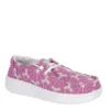 Heydude Girls Wendy Youth Rise Slip On Sneaker - Purple -Shoe Sales Store US 01 703235 00