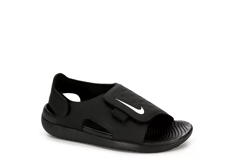Nike Boys Sunray Adjust Outdoor Sandal - Black 3 Nike Boys Sunray Adjust Outdoor Sandal - Black