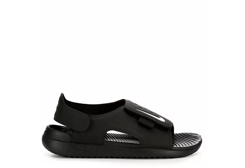 Nike Boys Sunray Adjust Outdoor Sandal - Black 4 Nike Boys Sunray Adjust Outdoor Sandal - Black - Image 2