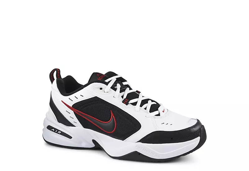 Nike Mens Air Monarch Iv Walking Shoe - White 3 Nike Mens Air Monarch Iv Walking Shoe - White