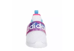 Adidas Girls Infant Lite Racer Adapt 4 Slip On Sneaker - White -Shoe Sales Store US 01 807694 02