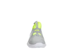 Nike Boys Flex Runner 2 Slip On Sneaker - Grey -Shoe Sales Store US 01 807734 02