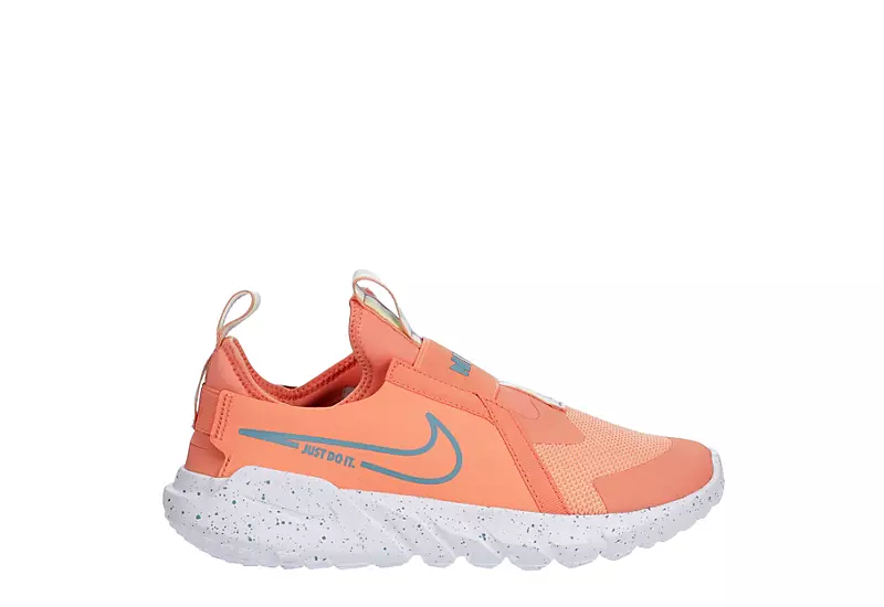 Nike Girls Flex Runner 2 Slip On Sneaker - Peach 4 Nike Girls Flex Runner 2 Slip On Sneaker - Peach - Image 2