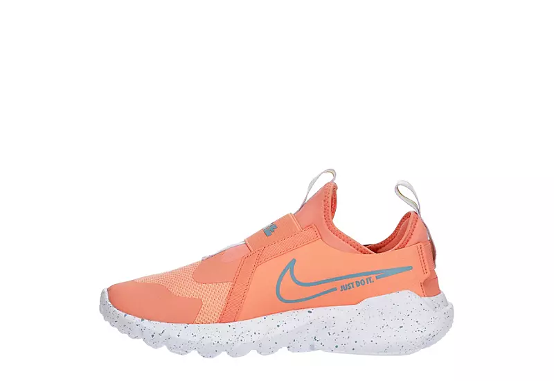 Nike Girls Flex Runner 2 Slip On Sneaker - Peach 6 Nike Girls Flex Runner 2 Slip On Sneaker - Peach - Image 4
