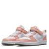 Nike Girls Court Borough 2 Low Top Sneaker - White -Shoe Sales Store US 01 807753 00