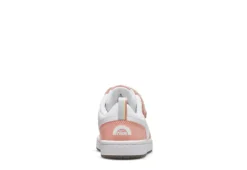 Nike Girls Court Borough 2 Low Top Sneaker - White -Shoe Sales Store US 01 807753 03