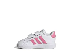 Adidas Girls Infant Grand Court 2.0 Sneaker - White -Shoe Sales Store US 01 807840 02