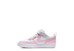Nike Girls Court Borough 2 Low Top Sneaker - White -Shoe Sales Store US 01 807985 02