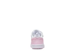 Nike Girls Court Borough 2 Low Top Sneaker - White -Shoe Sales Store US 01 807985 03