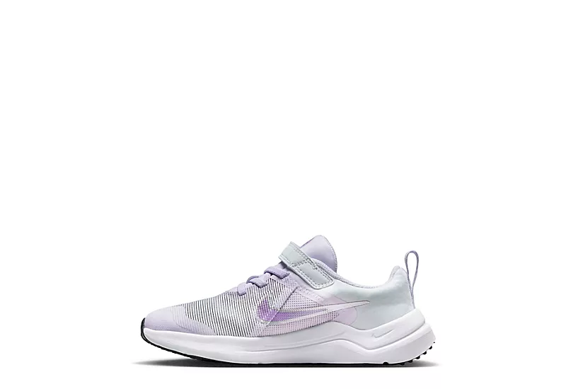 Nike Girls Downshifter 12 Sneaker - Purple 5 Nike Girls Downshifter 12 Sneaker - Purple - Image 3