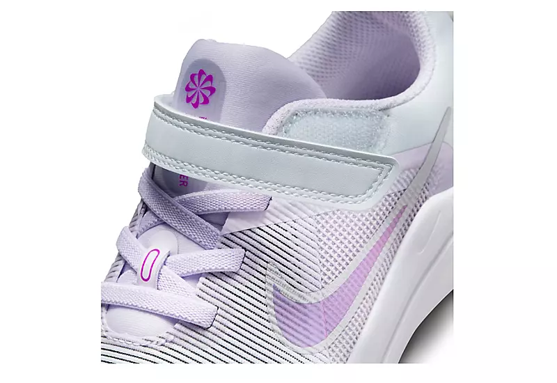 Nike Girls Downshifter 12 Sneaker - Purple 9 Nike Girls Downshifter 12 Sneaker - Purple - Image 7