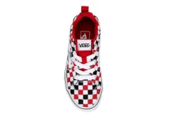 Vans Boys Filmore Sneaker - Red -Shoe Sales Store US 01 808096 05