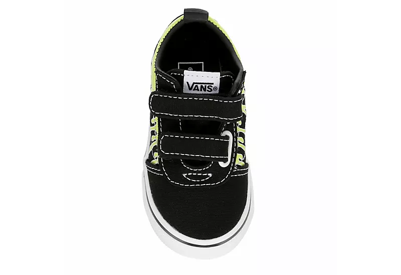 Vans Boys Infant Ward Sneaker - Black 8 Vans Boys Infant Ward Sneaker - Black - Image 6