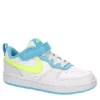 Nike Boys Court Borough 2 Low Top Sneaker - White 2 Nike Boys Court Borough 2 Low Top Sneaker - White -Shoe Sales Store US 01 808158 00