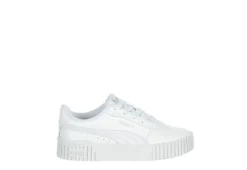 Puma Girls Carina Sneaker - White -Shoe Sales Store US 01 808196 01