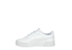 Puma Girls Carina Sneaker - White -Shoe Sales Store US 01 808196 03