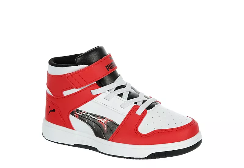 Puma Boys Rebound Layup Sl Sneaker - White 3 Puma Boys Rebound Layup Sl Sneaker - White