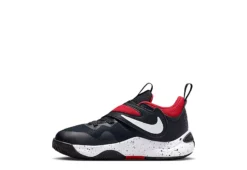 Nike Boys Team Hustle D11 High Top Basketball Shoe - Black -Shoe Sales Store US 01 808260 02