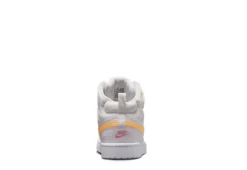 Nike Girls Court Borough 2 Mid Top Sneaker - White 12 Nike Girls Court Borough 2 Mid Top Sneaker - White -Shoe Sales Store US 01 808289 03