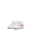 Nike Girls Infant Court Borough 2 Low Top Sneaker - White -Shoe Sales Store US 01 808290 00