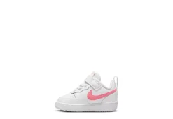 Nike Girls Infant Court Borough 2 Low Top Sneaker - White -Shoe Sales Store US 01 808290 02