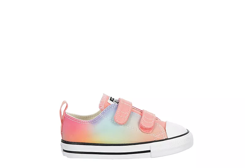 Converse Girls Infant Chuck Taylor All Star Low Sneaker - Pink 4 Converse Girls Infant Chuck Taylor All Star Low Sneaker - Pink - Image 2