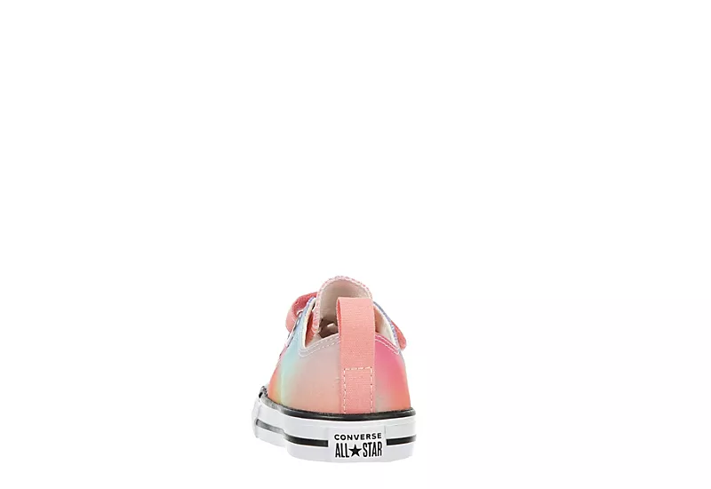 Converse Girls Infant Chuck Taylor All Star Low Sneaker - Pink 7 Converse Girls Infant Chuck Taylor All Star Low Sneaker - Pink - Image 5