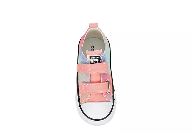 Converse Girls Infant Chuck Taylor All Star Low Sneaker - Pink 8 Converse Girls Infant Chuck Taylor All Star Low Sneaker - Pink - Image 6
