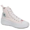 Converse Girls Chuck Taylor All Star Move High Top Sneaker - Pink -Shoe Sales Store US 01 808314 00