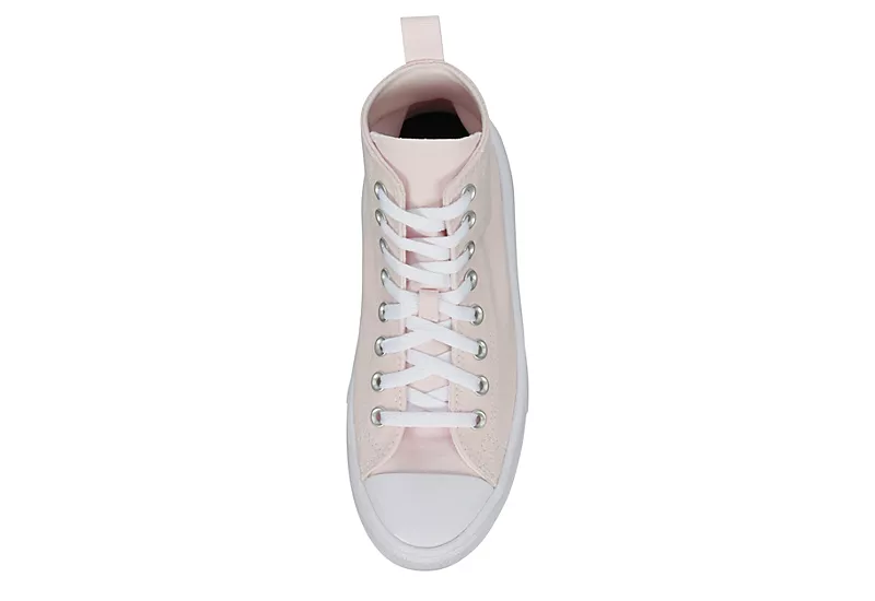 Converse Girls Chuck Taylor All Star Move High Top Sneaker - Pink 8 Converse Girls Chuck Taylor All Star Move High Top Sneaker - Pink - Image 6