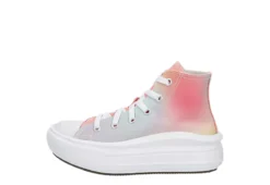 Converse Girls Chuck Taylor All Star Move High Top Sneaker - Pink -Shoe Sales Store US 01 808316 03
