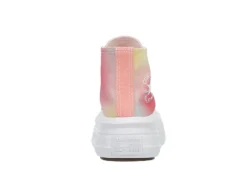 Converse Girls Chuck Taylor All Star Move High Top Sneaker - Pink -Shoe Sales Store US 01 808316 04
