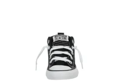 Converse Boys Chuck Taylor All Star Street Mid Sneaker - Black -Shoe Sales Store US 01 808318 02