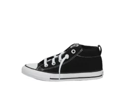 Converse Boys Chuck Taylor All Star Street Mid Sneaker - Black -Shoe Sales Store US 01 808318 03