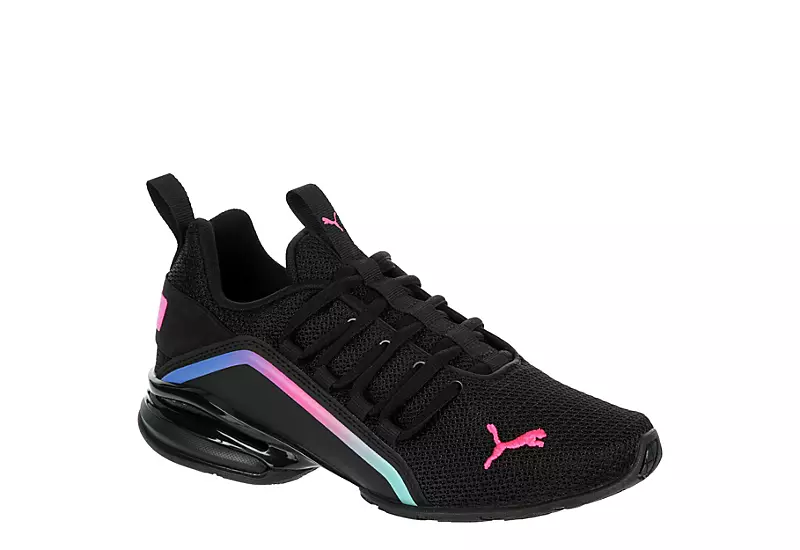 Puma Girls Axelion Sneaker - Black 3 Puma Girls Axelion Sneaker - Black