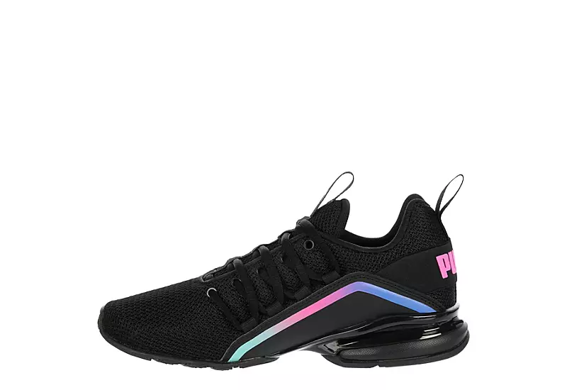 Puma Girls Axelion Sneaker - Black 6 Puma Girls Axelion Sneaker - Black - Image 4