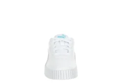 Puma Girls Carina 2.0 Sneaker - White -Shoe Sales Store US 01 808330 02