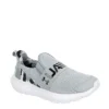 Under Armour Boys Surge Slip On Sneaker - Grey -Shoe Sales Store US 01 808343 00