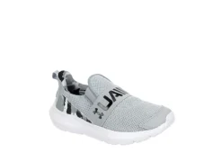 Under Armour Boys Surge Slip On Sneaker - Grey