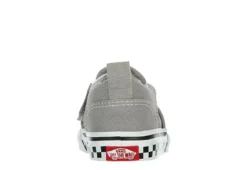 Vans Boys Infant Asher Slip On Sneaker - Grey -Shoe Sales Store US 01 808425 04