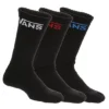 Vans Boys Crew Socks 3 Pairs - Black