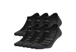 Adidas Boys Superlite No Show Socks 6 Pairs - Black