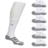 Adidas Boys Cushioned Crew Socks 6 Pairs - White -Shoe Sales Store US 01 900799 00