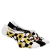 Vans Girls Floral Flutterfly Check Canoodle Liner Socks - White -Shoe Sales Store US 01 901377 00