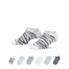 Nike Girls Graphic No Show Socks 6 Pairs - Assorted -Shoe Sales Store US 01 901660 00