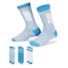 Nike Boys Graphic Crew Socks 3 Pairs - Light Blue -Shoe Sales Store US 01 901662 00